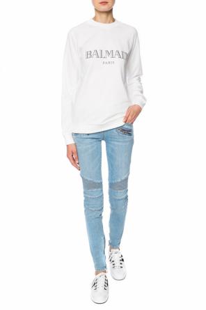 Bluza z nadrukowanym logo, zdjęcie 2 Bluza z nadrukowanym logo od Balmain